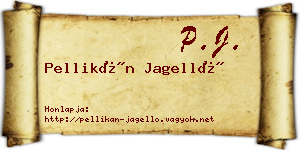 Pellikán Jagelló névjegykártya